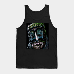 Tiki Mask, Color Variation Tank Top